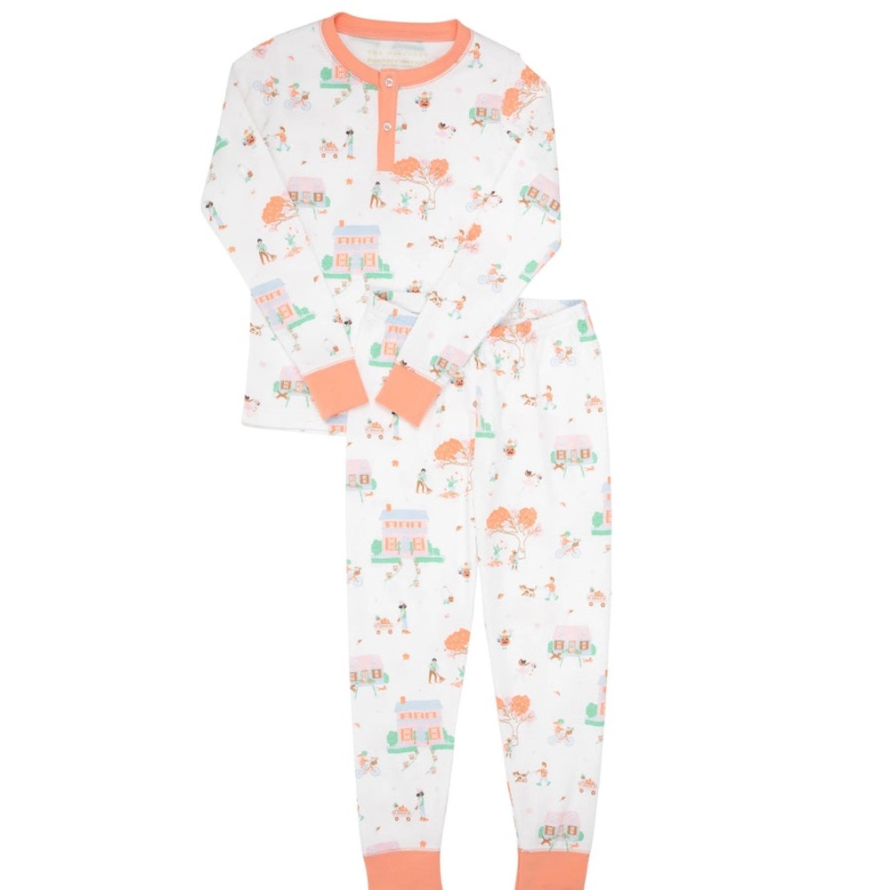 NWT. Beaufort Bonnet Sutton Sweet Dream Set - Scenes Around South print. Sz 5